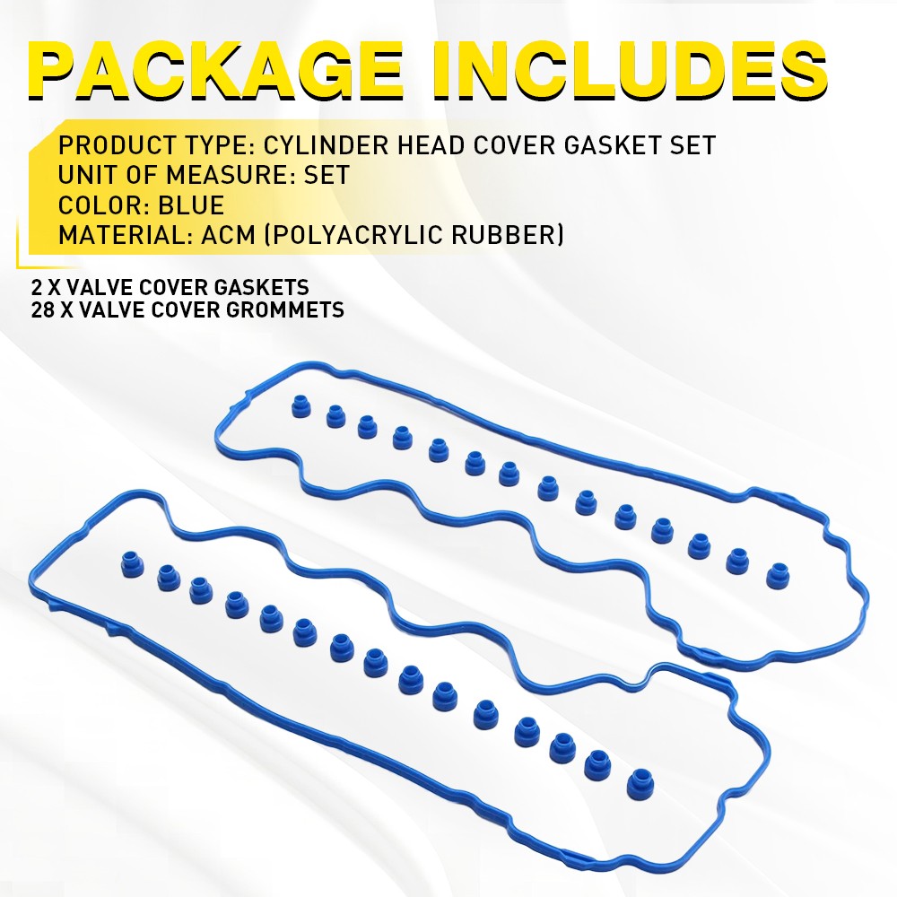 AVC1134S Valve Cover Gaskets W/ Grommets Kit For 2007 AVANTI AVANTI 4.6L 281CID