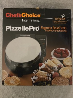 PizzellePro Express Bake 835 Chef's Choice International NEW OPEN Box