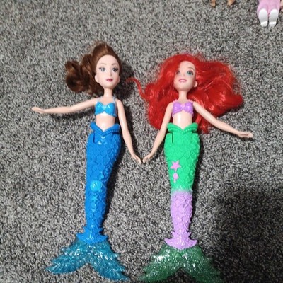 Disney Princess Ariel Sister The Little Mermaid Doll Aquata Set Lot Hasbro 2018