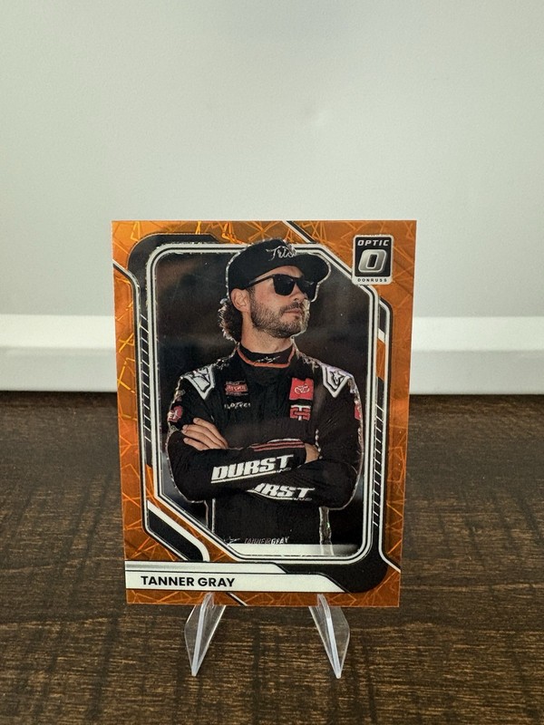 2026 Panini Donruss Nascar - Tanner Gray #20 Optic Orange Laser