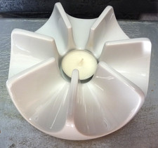 PHOTOPHORE CHAUFFE THEIERE/MUG au DESIGN MODERNISTE PORCELAINE ARZBERG GERMANY