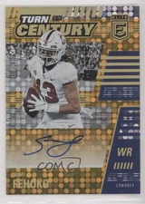 2021 Donruss Elite Turn of the Century Orange /25 Simi Fehoko Rookie Auto RC