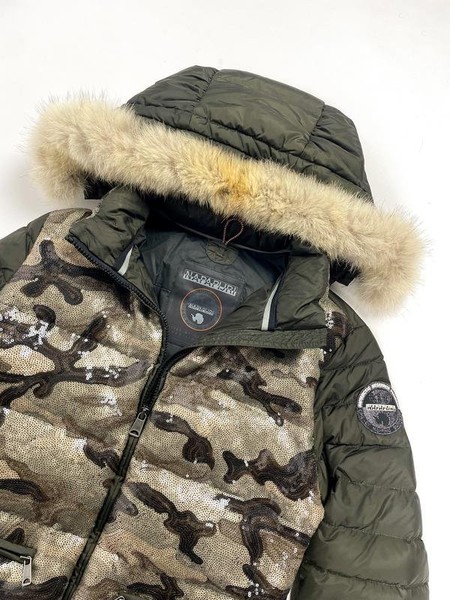 Women Napapijri Jacket Khaki 38 / M / 46