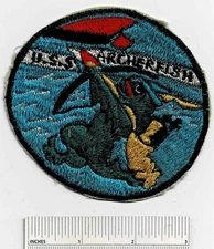 WW2 Submarine USS ARCHERFISH SS-311 WWII Sub Boat US Navy Shoulder Patch USN