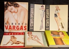 Lot of Vargas Varga Ramos Books Calendars Exlnt Vintage