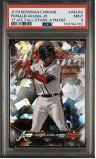2018 Bowman Chrome - 2017 Afl Fall Stars Ronald Acuña Jr. #AFL-RA Atomic...