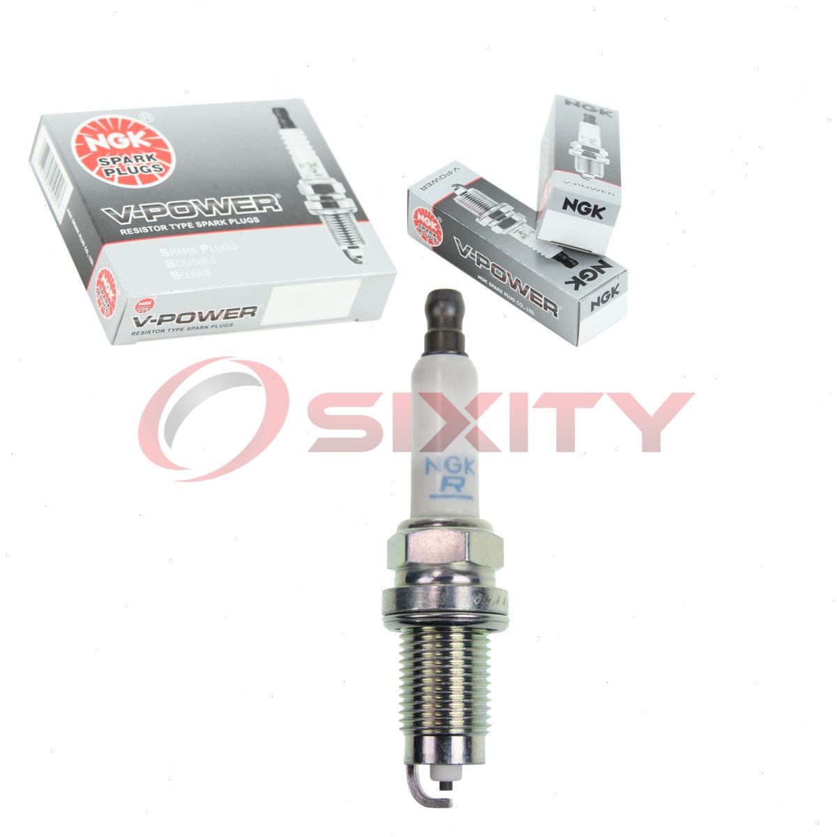 NGK 5960 ZFR6T-11G V-Power Spark Plug for 101 905 617 C Ignition Wire nw