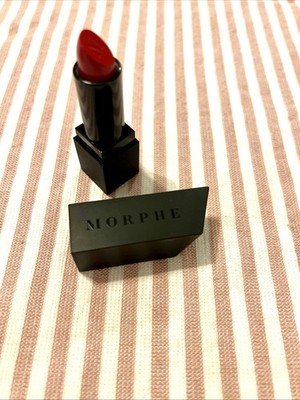 Morphe Matte Red Lipstick Black Case