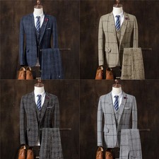 Men 3 Pieces Suit Set Men Wedding Suits Groom Tuxedos