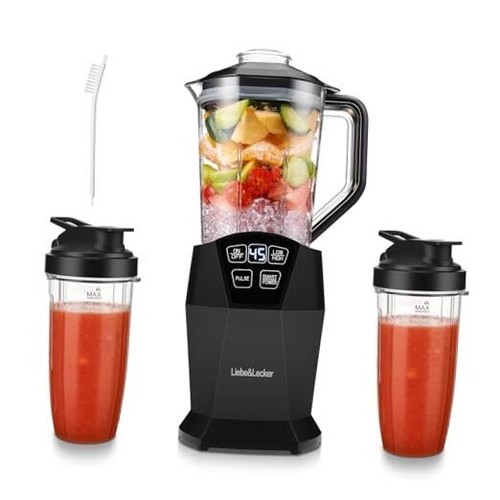 Personal Blender with 1200W-Peak-Watts, Smoothie Blender Smart technology for