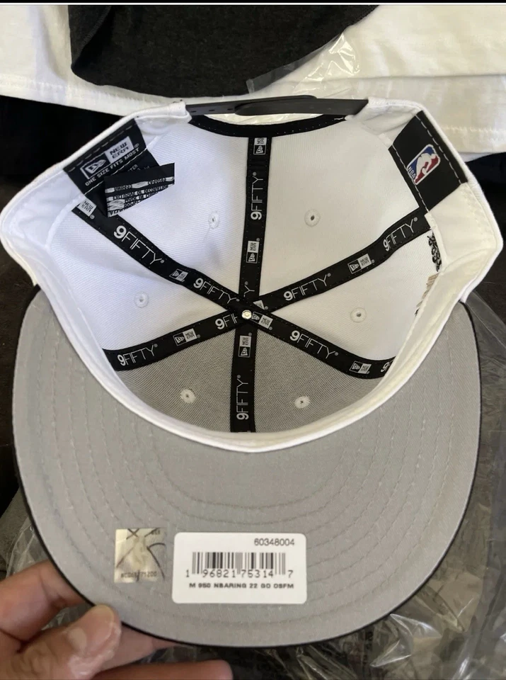 Golden State Warriors New Era 2022 NBA Finals Ring Night 9FIFTY Snapback Hat Cap - Image 4 of 4