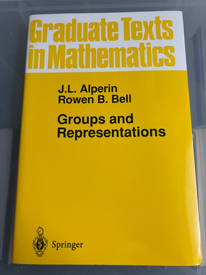 GROUPS AND REPRESENTATIONS - ALPERIN & BELL - PAPERBACK - SPRINGER
