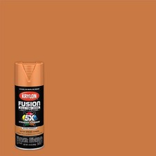 Krylon Fusion All-In-One Spray Paint  Primer, Satin Spiced Amber, 12 Oz.