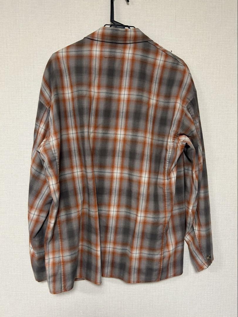 PENDLETON Tailored Jacket Check Size L Orange & G… - image 2