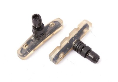BMX Bremsschuhetransparent KHE ACME mit Gewinde U-Bremse V-Bremse Einstellbar