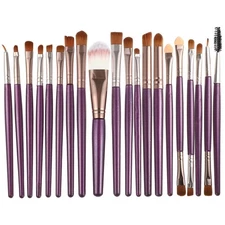20pcs Makeup BRUSHES Kit Set Powder Foundation Eyeshadow Eyeliner Lip Brush NEW
