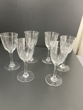 6 Verres A Porto En Cristal Baccarat Modèle Molière 