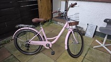 Viribus Women’s Cruiser Bike – Pink | Basket + Rack | Shimano 7 Speed