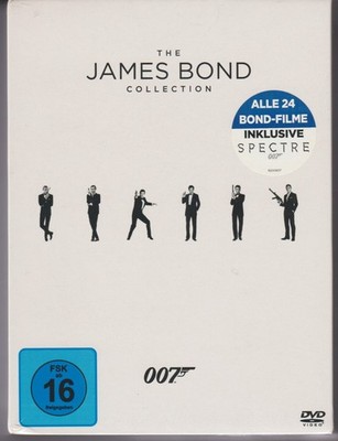 The James Bond Collection 2016- - 24 DVDs - Kult - DVD & OVP - FSK 16