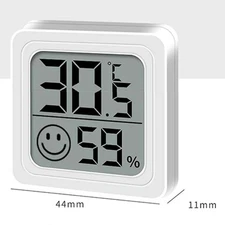 Mini Indoor LCD Thermometer Hygrometer Temp Humidity Sensor Meter