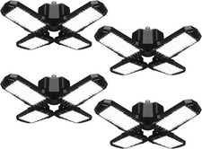 4 Pack LED Garage Light, 150W 15000LM 6500K LED Shop Lights, Garage Lights Ce...