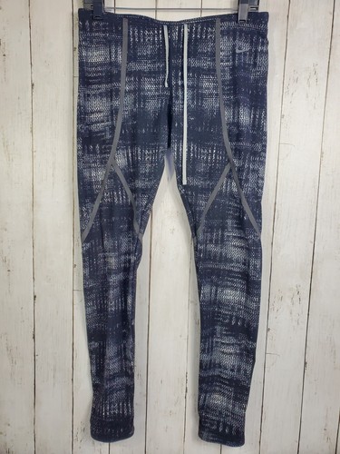 Nike Luxe Leggings Reflective Womens Sz L Large Running Ankle Zip Up 583156-011  - Foto 1 di 15