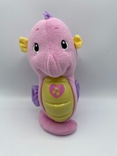 Fisher Price Glo Seahorse Ocean Wonders Musical Lullaby Plush Toy Works