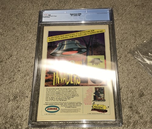 SUPERMAN #206 CGC 9.0 AWESOME COVER SEE MY OTHERS - Picture 5 of 5