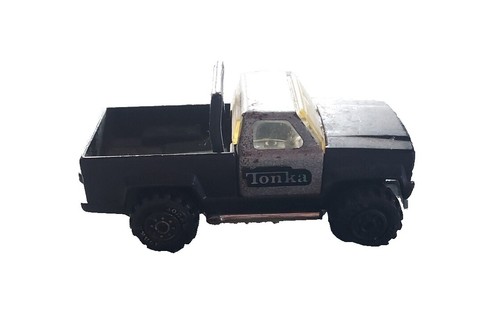Vintage 811850 Large Plastic Black Golden Eagle Tonka Jeep NO-CAP