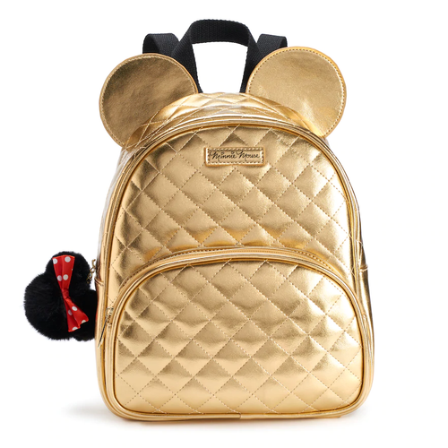 Disney Minnie Mouse 3-D Quilted Gold 