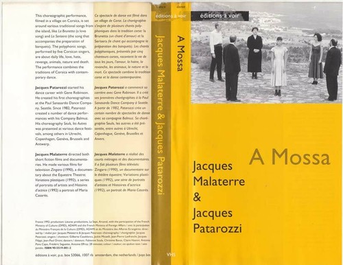 Malaterre & Patarozzi,A MOSSA,VHS. View editions 1992[Contemporary dance,danza - Picture 3 of 3