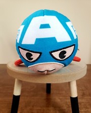 Zipper Pencil Case Barrel Captain America - Yoobi  X Marvel Collab NWT