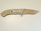 MTech Bronze Color Linerlock - 7 1/2" open, 4" closed, 3 1/2" Blade — photo 2