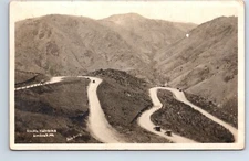 RPPC Real Photo Postcard Colorado Lookout Mountain Double Hairpins Sanborn 1922
