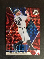2021 Panini Mosaic Reactive Red Prizm #33 Josh Donaldson