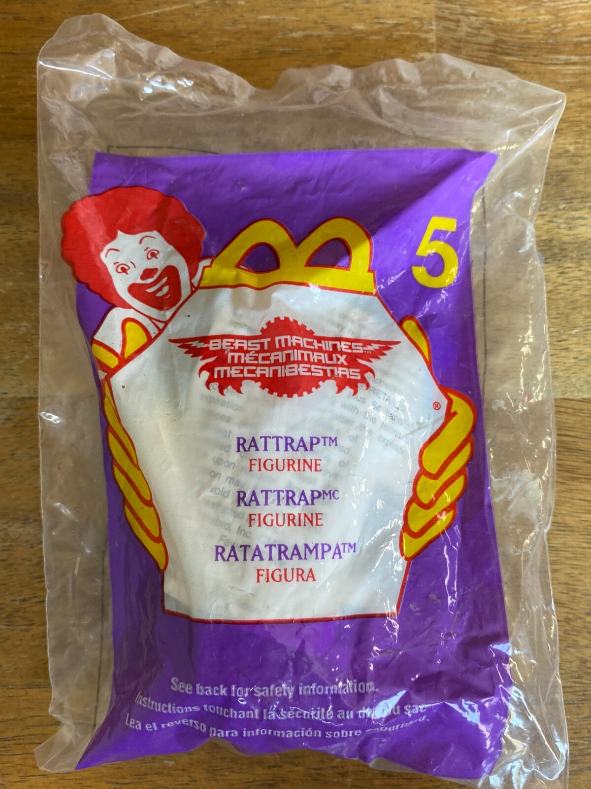2000 McDonald's &amp; Beast Machines  “Rattrap” Happy Meal Toy