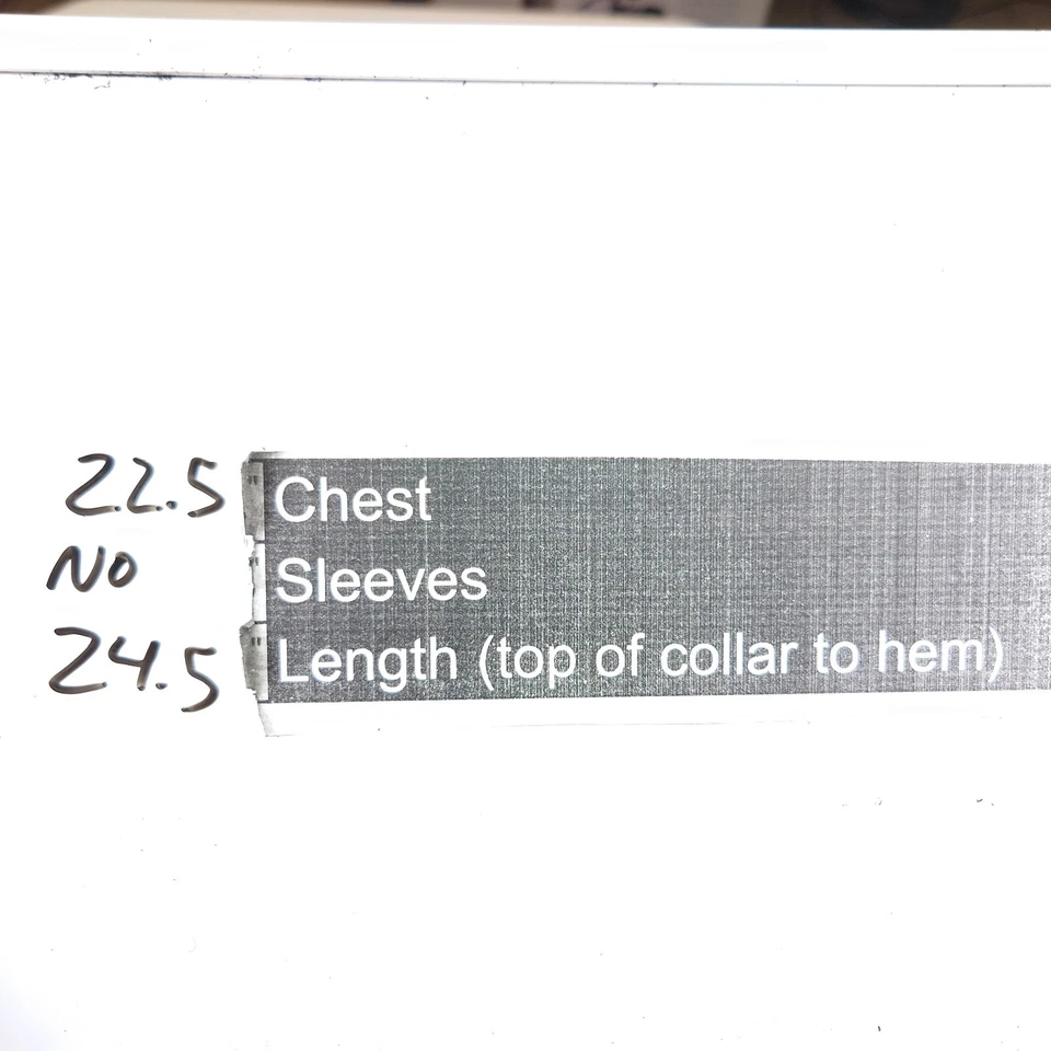 Vintage Jensen & Smith Cowboy Code Sz L Denim Tapestry Vest Southwestern Kilim - Image 2 of 4