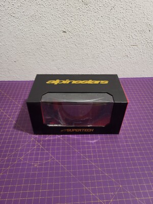 Alpinestars Supertech Corp Goggle Motorcross Brille Black Red Mirror Silver