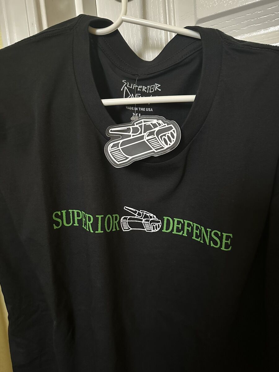 Superior Defense Tank of Strength Black XL Supdef short sleeve tee extra  large