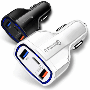 3-Port-USB-Fast-Rapid-Car-Charger-Adapter-Type-C-Port-for-Android-Samsung-Galaxy