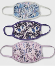 Disney FROZEN Face Masks Washable Reusable Cloth 3 PACK - Anna Elsa - Frozen NEW