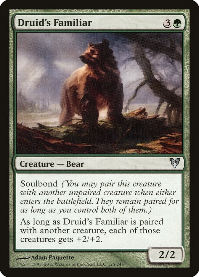 Avacyn Restored Druid's Familiar MTG Magic the Gathering NM