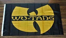 Wu-Tang Clan Banner Flag Wu Tang WuTang Rap Music Black 3 x 5 New