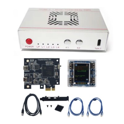 6-Generation Mini CapDMA Video Overlay Box+CaP75T DMA Board+KMBOX