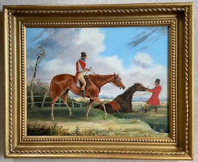 Henry Thomas Alken Original Ölgemälde auf Leinwand Tally Ho