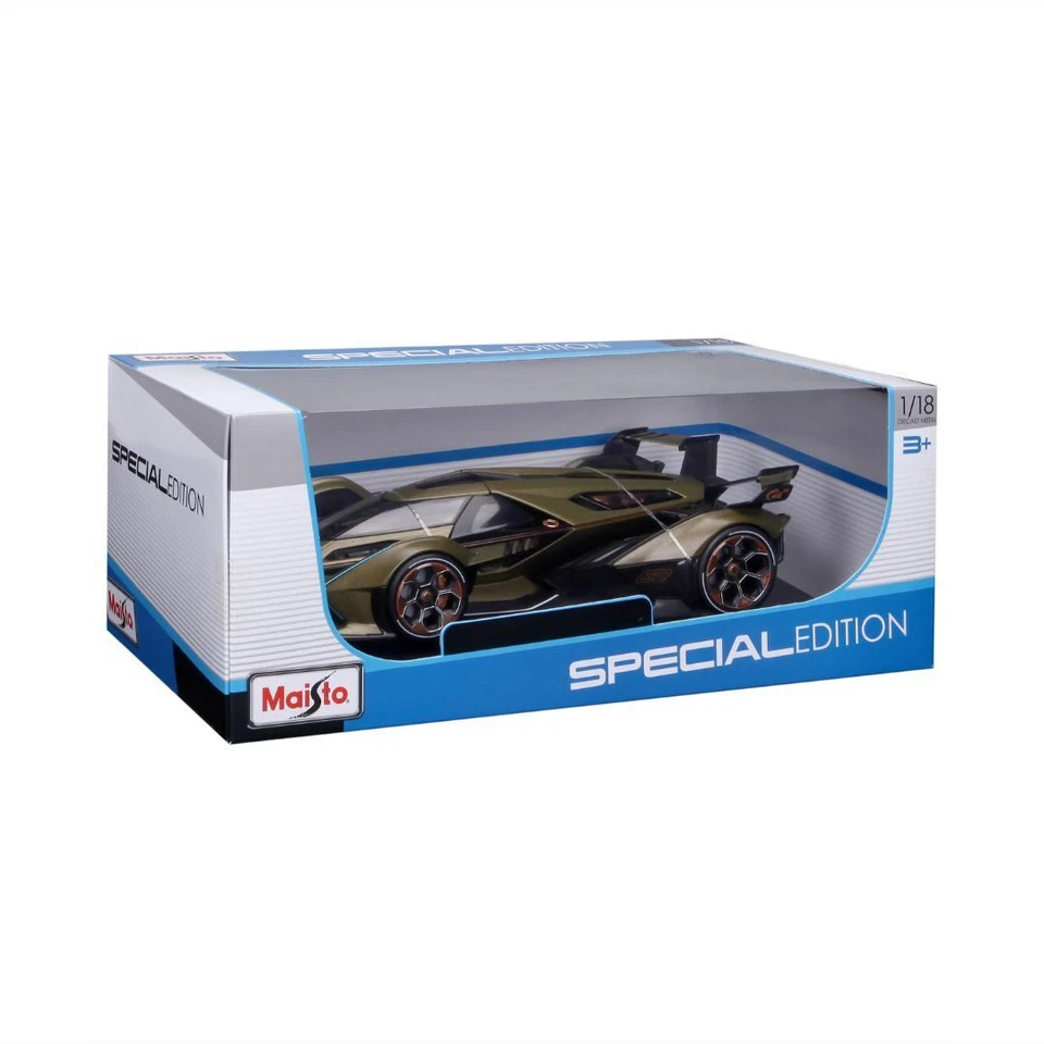 36454 GN Bburago Maisto - Lamborghini V12 Vision Gran Turismo, verde - Immagine 2 di 4