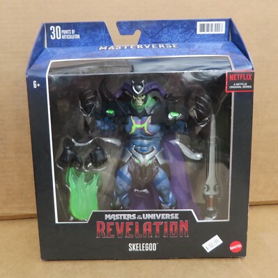 SKELEGOD Masters of the Universe MOTU Revelation 9'' FIGURE SKELETOR NEW netflix