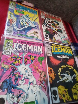 ICEMAN VOLUME 1 FOUR ISSUE LIMITED SERIES SET #1-4 MARVEL COMICS 1984 HIGH GRADE