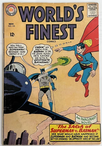 World’s Finest #153 - 1965, Mid Grade, Iconic Meme Issue