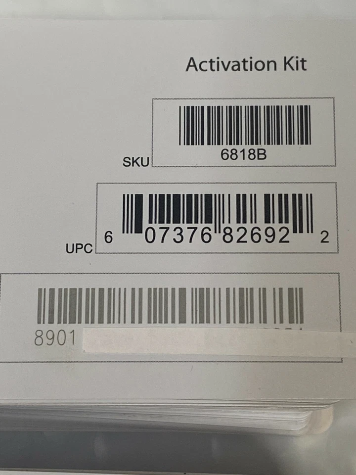 Lote de 100 5g AT&T Triple Corte SIM Post y Prepago AT&T Nuevo Sin Activar 6818b Foto 3 de 3